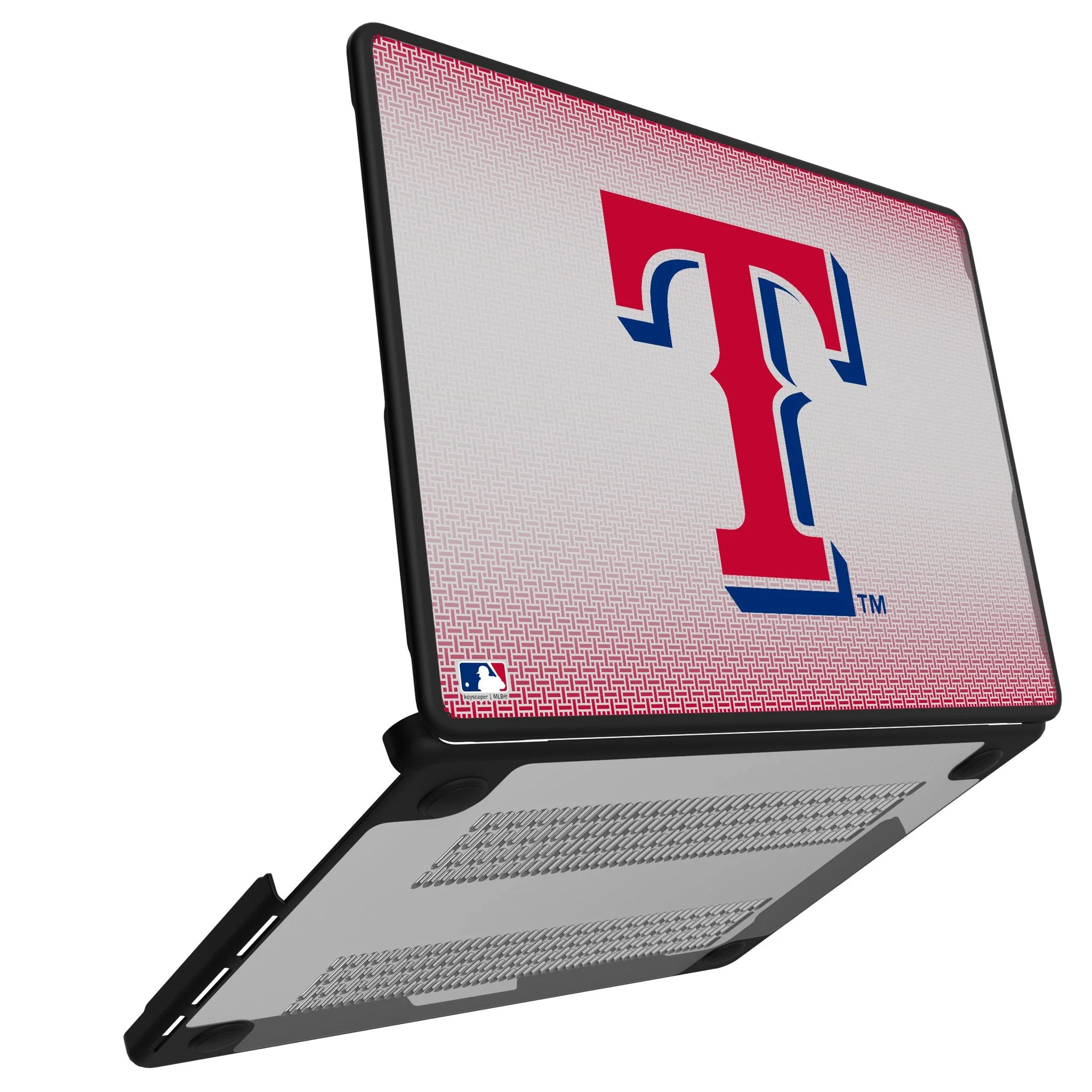 Texas Rangers Linen Laptop Case for Apple MacBook - Image 2