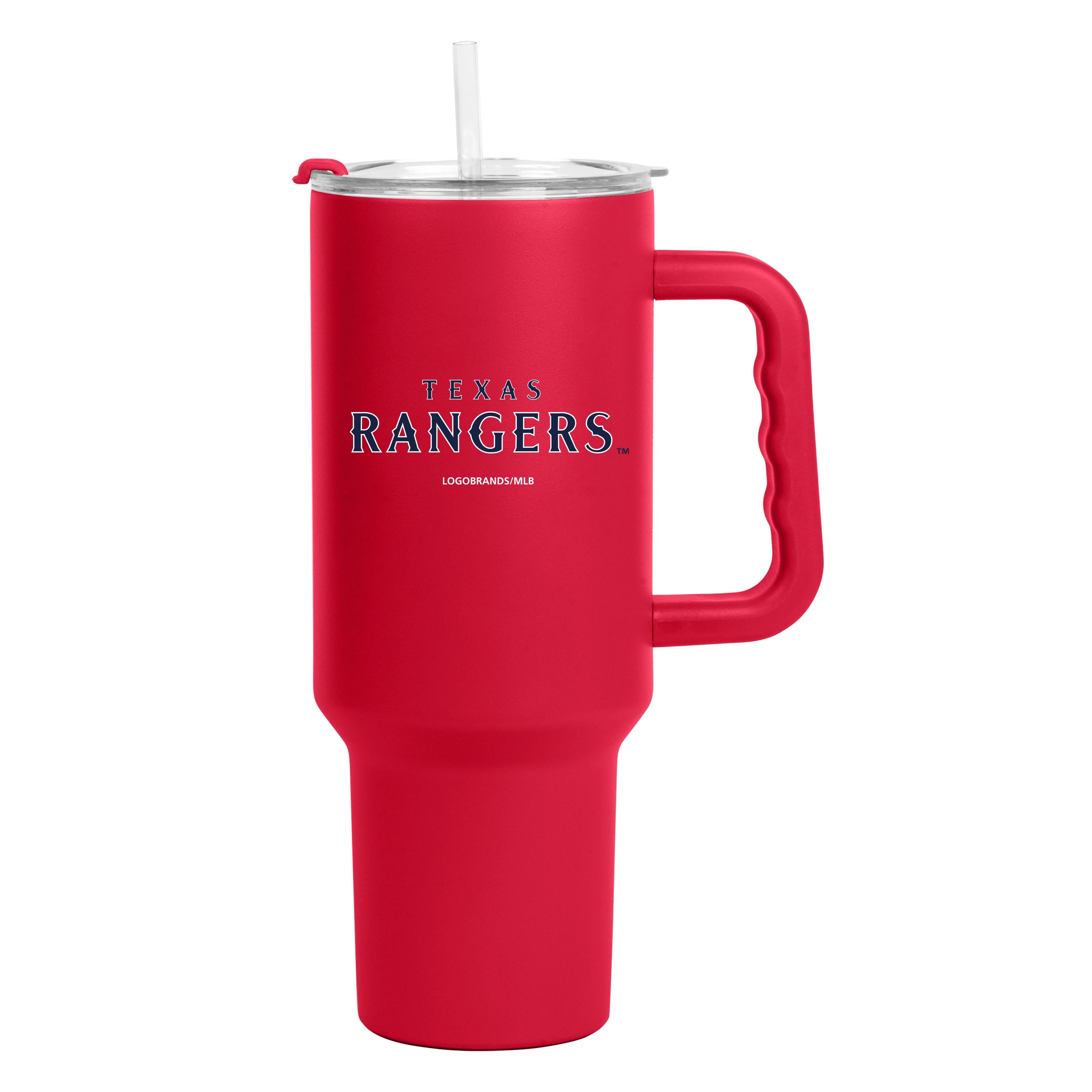 Texas Rangers Red 40oz Flipside Powder Coat Tumbler - Image 2