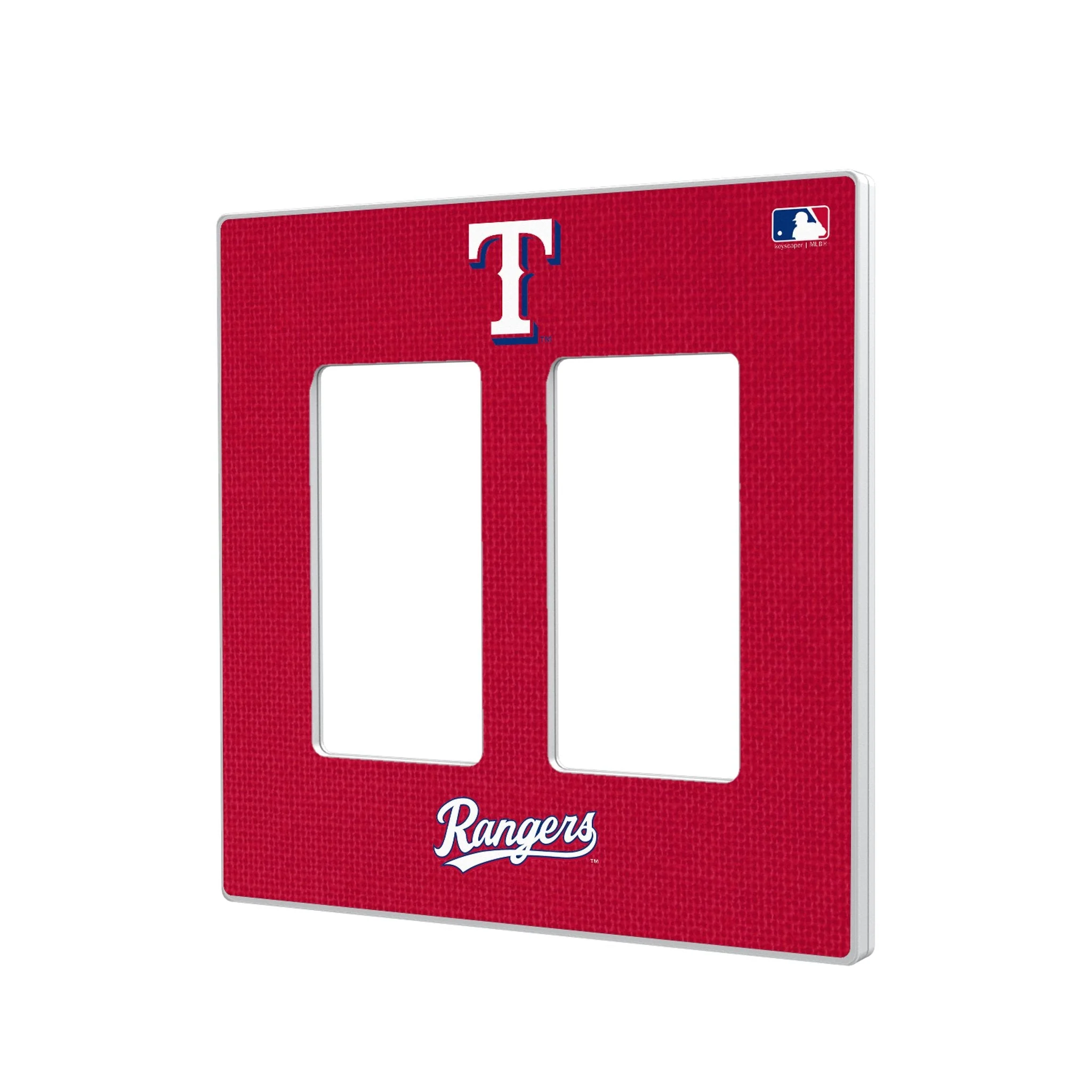 Texas Rangers Solid Hidden-Screw Light Switch Plate - Image 4
