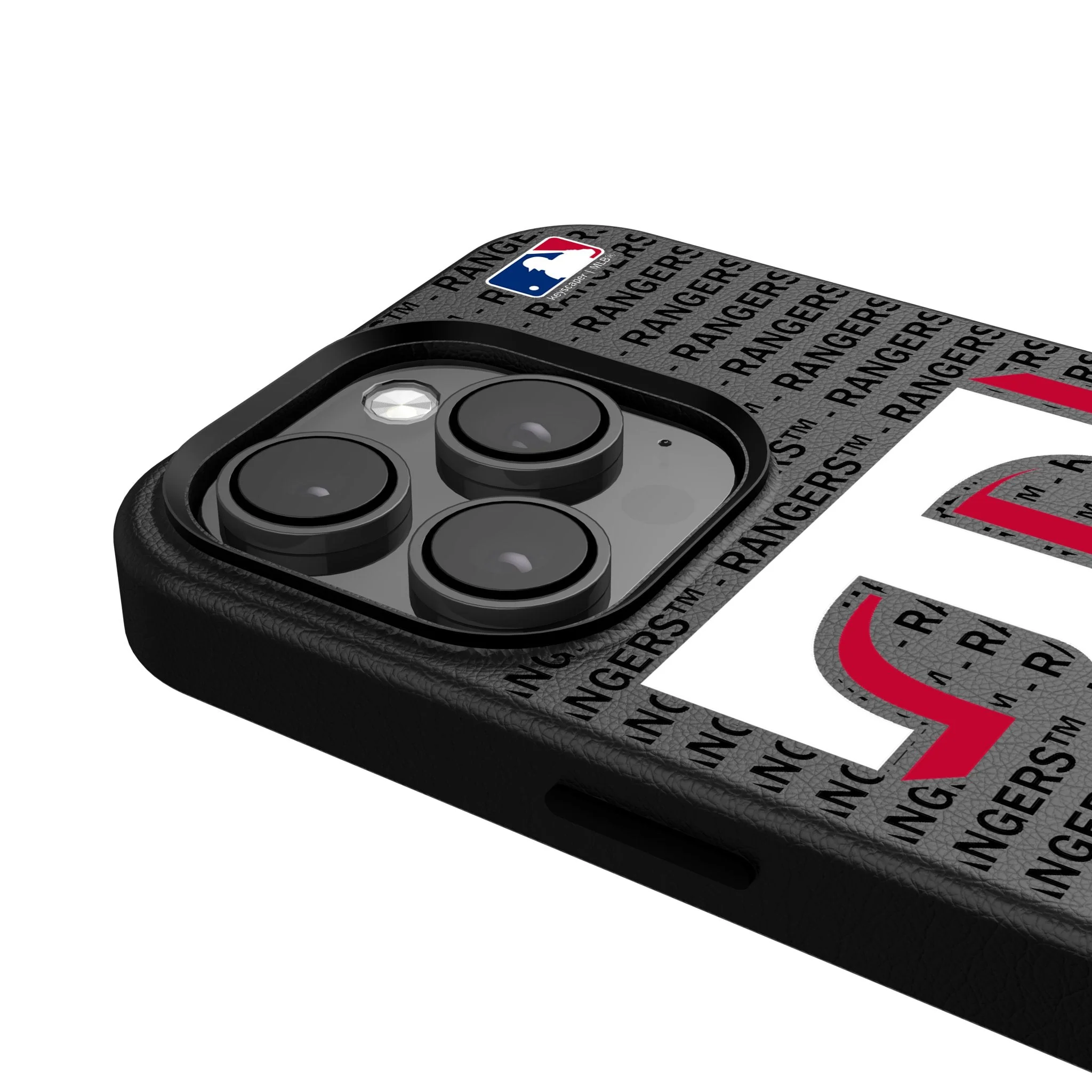 Texas Rangers Text Backdrop MagSafe Compatible Phone Case for Apple iPhone - Image 4