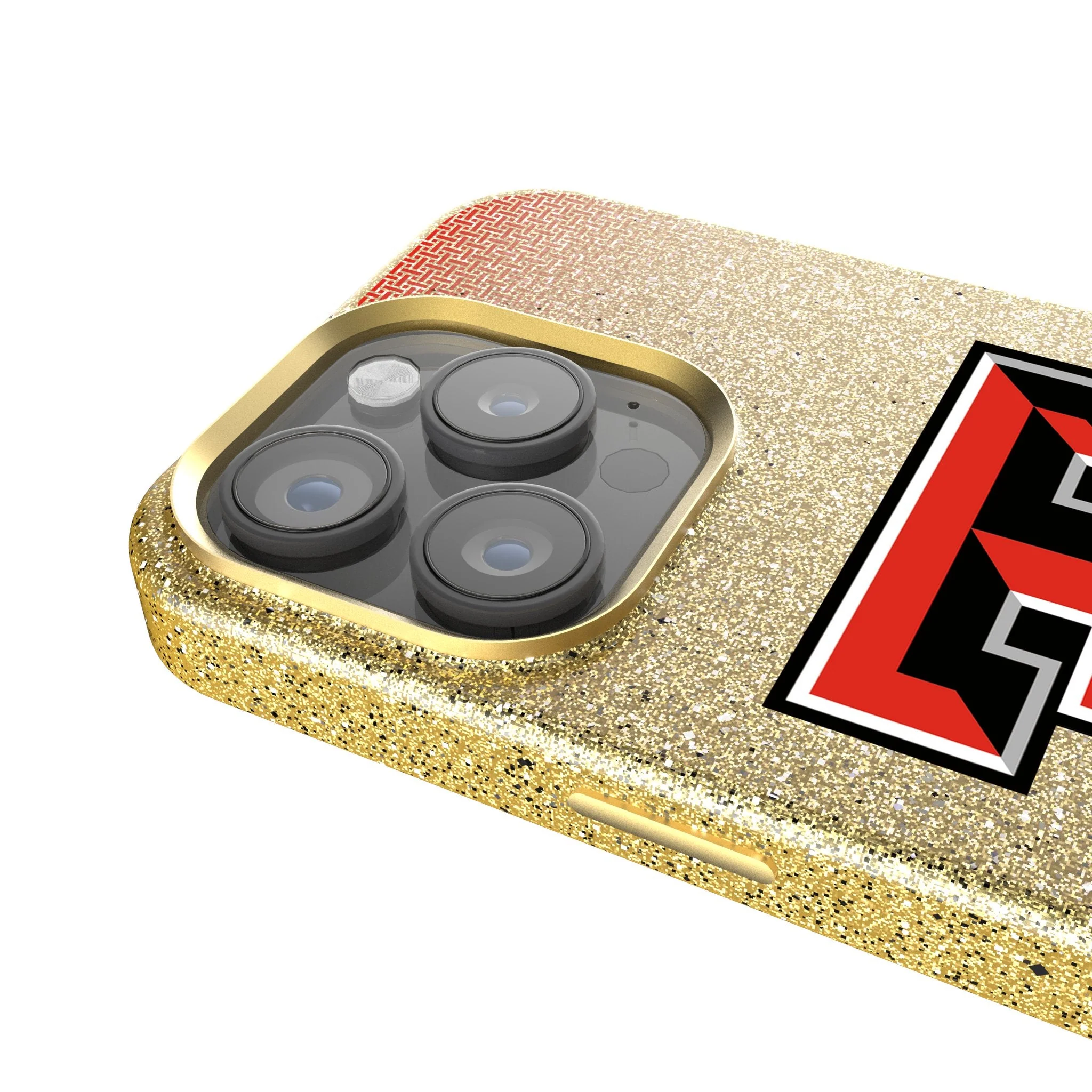 Texas Tech Red Raiders Linen Bling Phone Case for Apple iPhone - Image 4