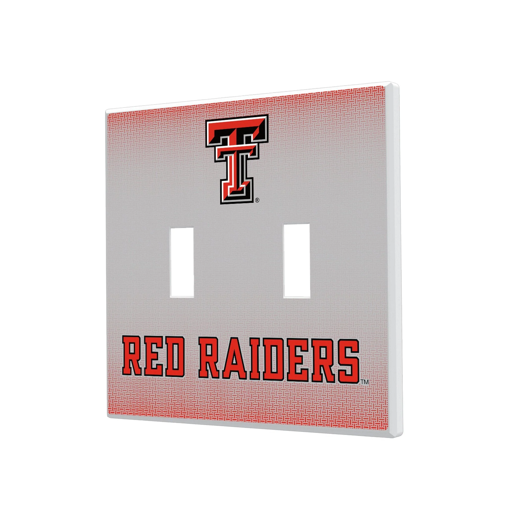 Texas Tech Red Raiders Linen Hidden-Screw Light Switch Plate - Image 3