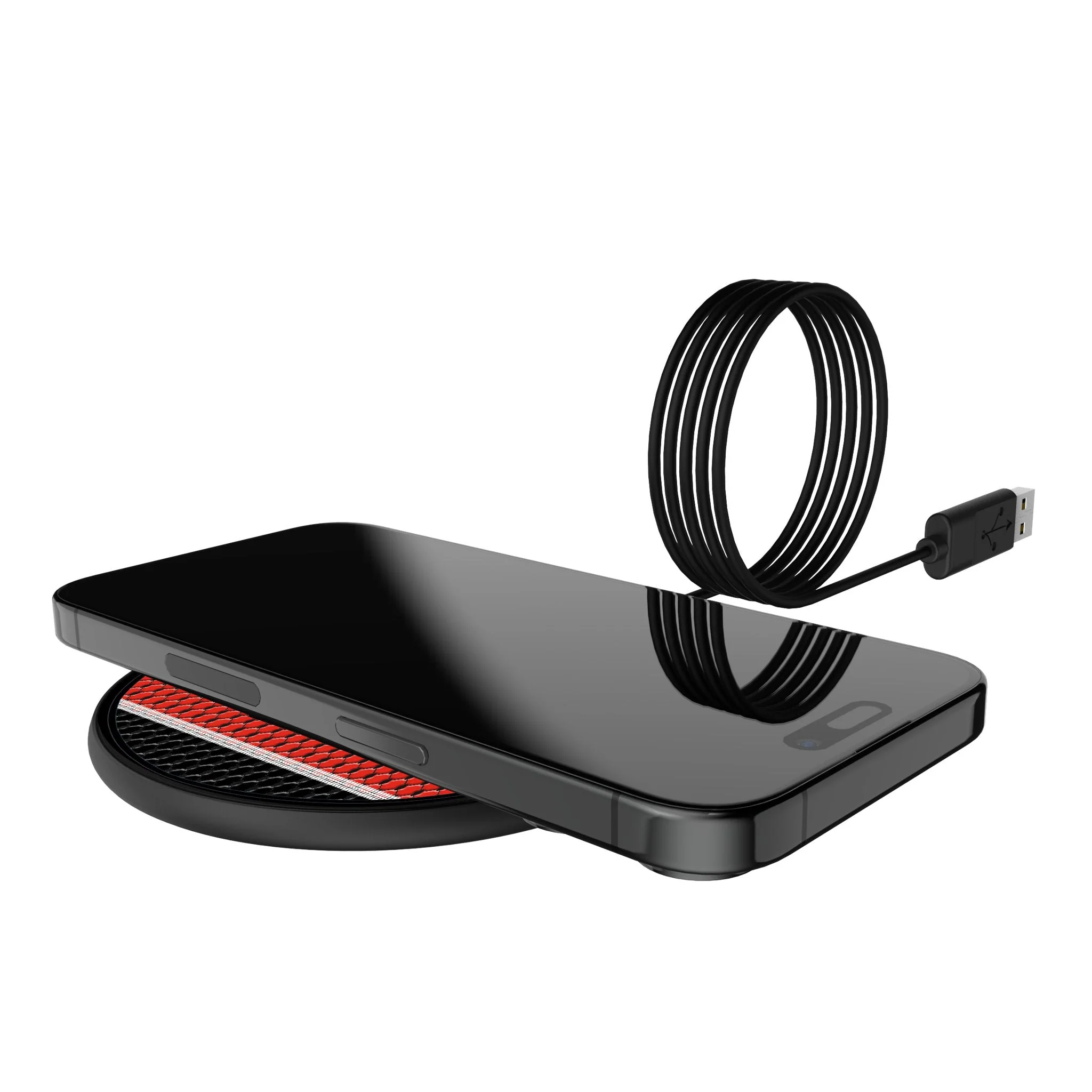 Texas Tech Red Raiders Mesh 15-Watt Wireless Charger - Image 5
