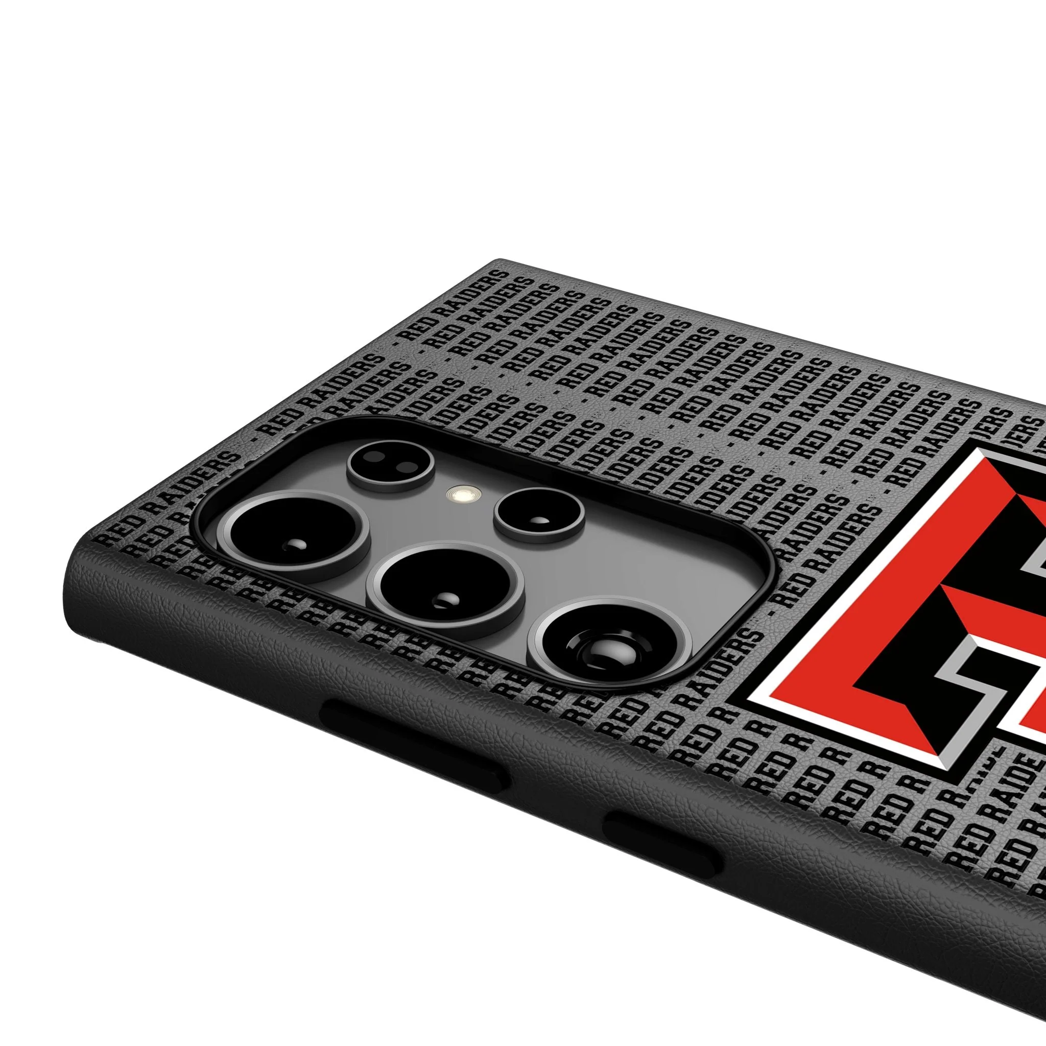 Texas Tech Red Raiders Text Backdrop MagSafe Compatible Phone Case for Samsung Galaxy - Image 4