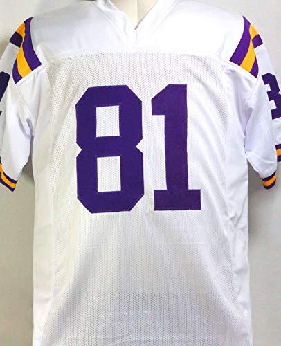 Thaddeus Moss Autographed White College Style Jersey - Beckett W Auth 8 - Image 2