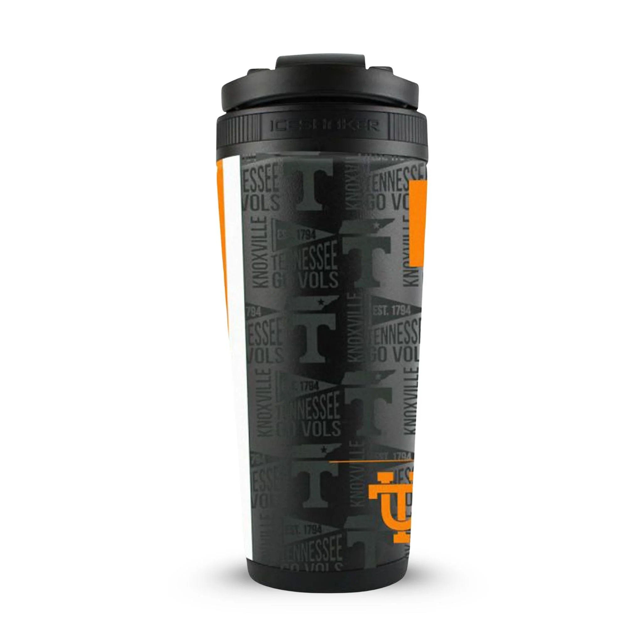 The College Vault: Tennessee Volunteers 4D Ice Shaker - Black - Image 3