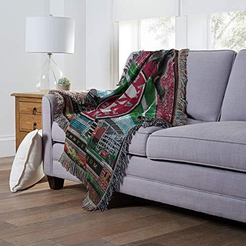 The Northwest Company Alabama Crimson Tide "Home Field Advantage" Woven Tapestry Throw Blanket, 48" x 60" , Red - Image 2