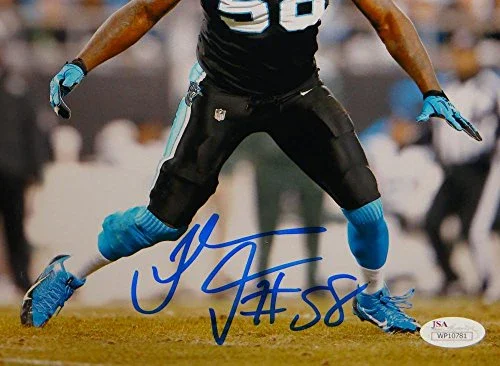 Thomas Davis Autographed Carolina Panthers 8x10 Vertical Photo- JSA W Auth - Image 2