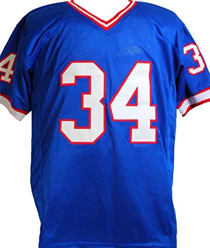 Thurman Thomas Autographed Blue Pro Style Jersey w/NFL/MVP- Beckett W - Image 2