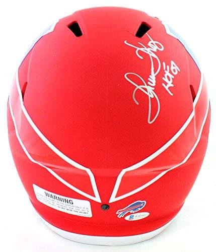 Thurman Thomas Signed Buffalo Bills Amp Speed F/S Helmet HOF- Beckett W Silver - Image 3