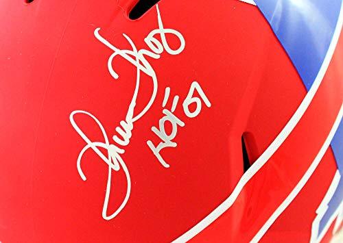 Thurman Thomas Signed Buffalo Bills Amp Speed F/S Helmet HOF- Beckett W Silver - Image 5