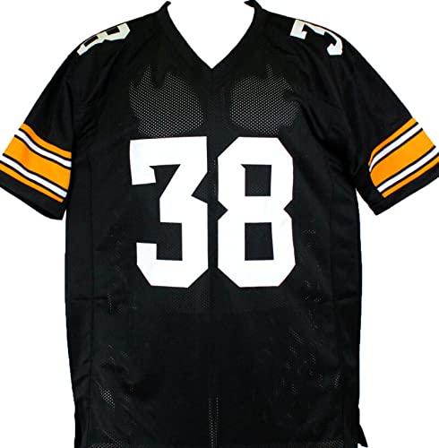 TJ Hockenson Autographed Black College Style Jersey 3- Beckett W Hologram Black - Image 2