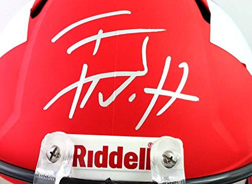 TJ Watt Autographed Pittsburgh Steelers Amp Speed F/S Helmet- Beckett W Silver - Image 5
