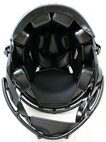 TJ Watt Signed Wisconsin Badgers F/S Eclipse Speed Authentic Helmet- Beckett W Hologram - Image 2