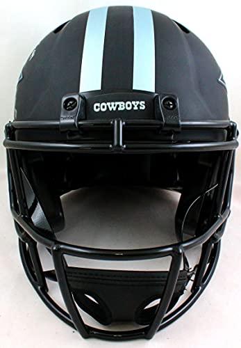 Tony Dorsett Autographed Dallas Cowboys F/S Eclipse Speed Authentic Helmet w/ 5 Insc- Beckett W Silver - Image 4