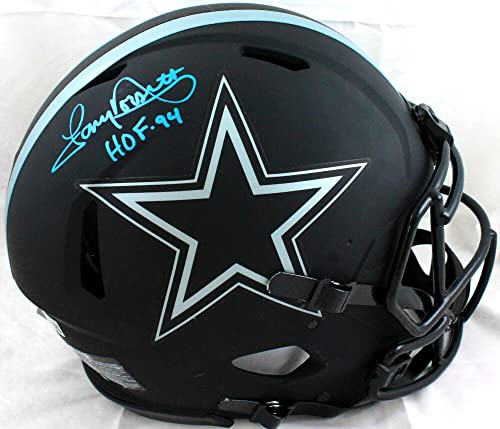 Tony Dorsett Autographed Dallas Cowboys F/S Eclipse Speed Authentic Helmet w/HOF-Beckett W Hologram Blue