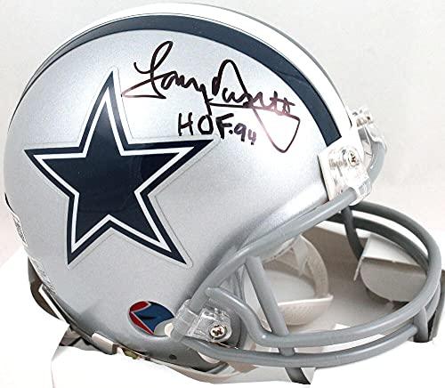 Tony Dorsett Autographed Dallas Cowboys Mini Helmet W/HOF- Beckett W