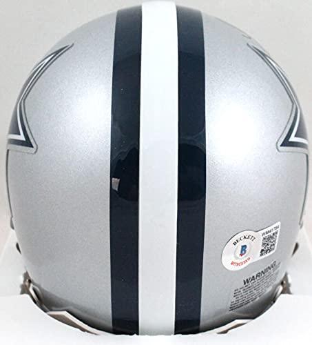 Tony Dorsett Autographed Dallas Cowboys Mini Helmet W/HOF- Beckett W - Image 2