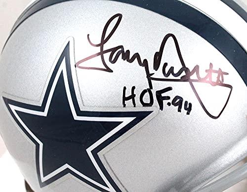 Tony Dorsett Autographed Dallas Cowboys Mini Helmet W/HOF- Beckett W - Image 3