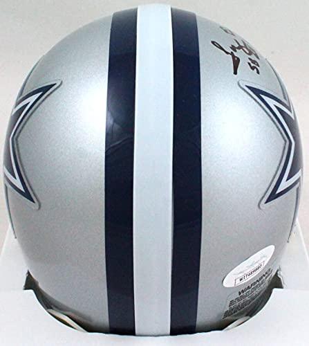 Tony Hill Autographed Dallas Cowboys Mini Helmet W/SB Champs- JSA W Authenticated - Image 2