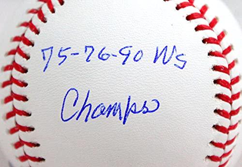 Tony Perez Autographed Rawlings OML Baseball w/3 Insc.-Beckett W Hologram - Image 3