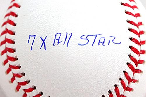 Tony Perez Autographed Rawlings OML Baseball w/3 Insc.-Beckett W Hologram - Image 4