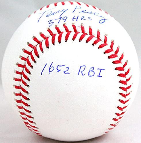 Tony Perez Autographed Rawlings OML Baseball w/3 Insc.-Beckett W Hologram - Image 4
