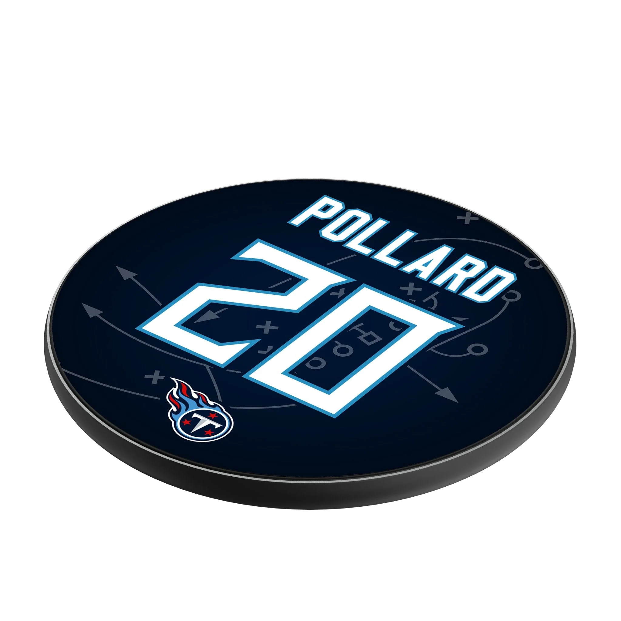 Tony Pollard Tennessee Titans 20 Ready 15-Watt Wireless Charger - Image 2