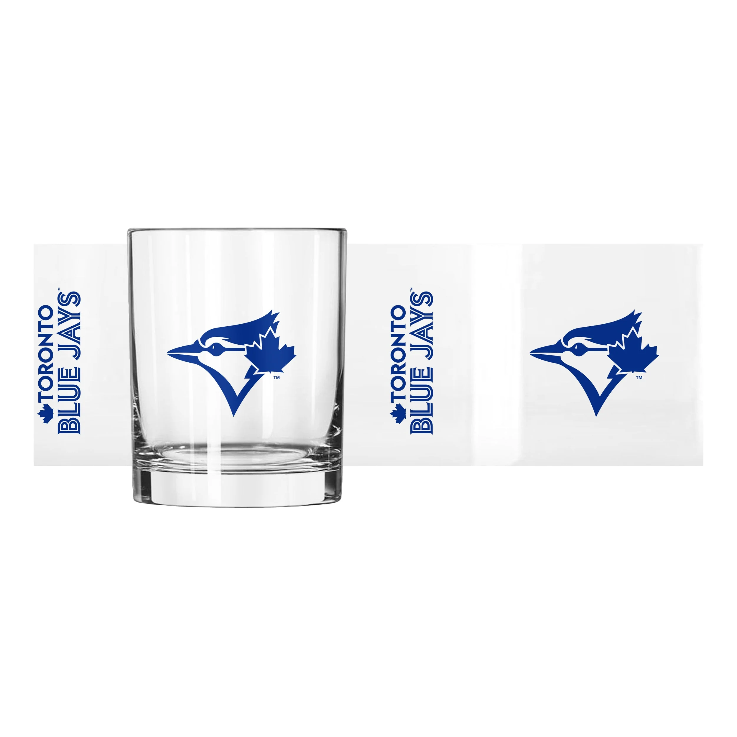 Toronto Blue Jays 14oz Gameday Rocks Glass - Image 2