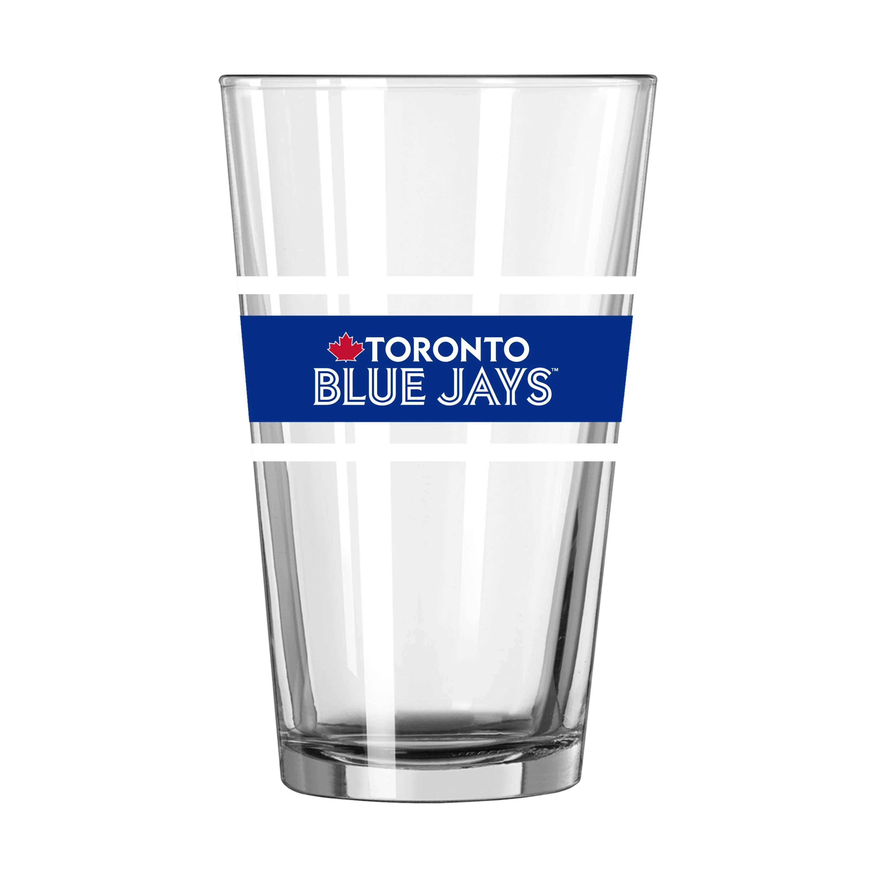 Toronto Blue Jays 16oz Stripe Pint Glass - Image 2
