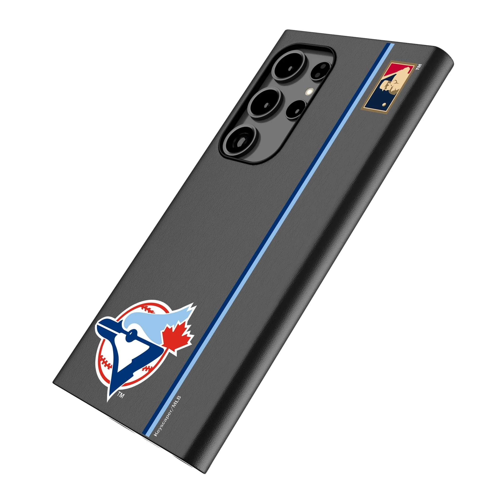 Toronto Blue Jays 1977-1988 - Cooperstown Collection Sidebar MagSafe Compatible Phone Case for Samsung Galaxy - Image 2