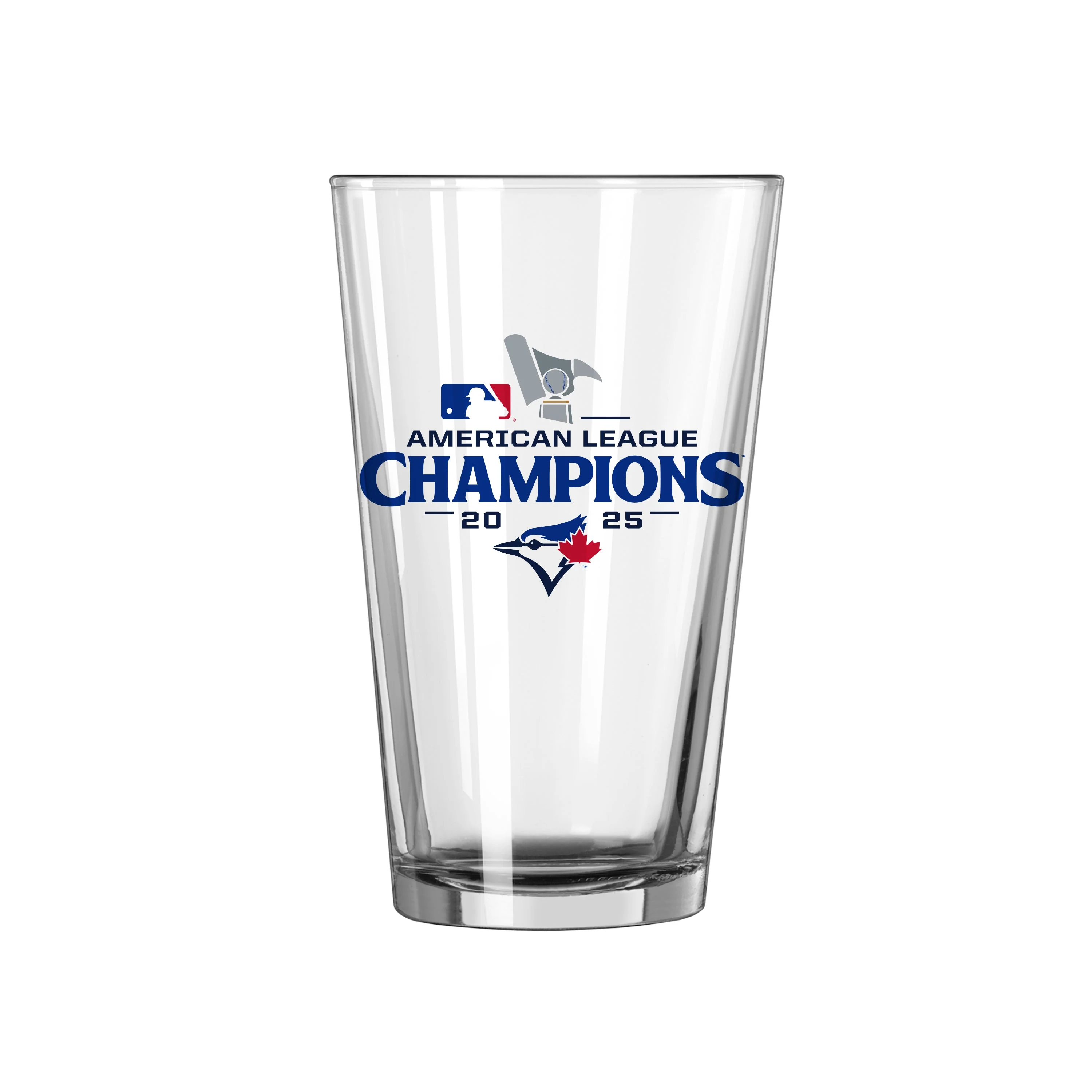Toronto Blue Jays 2025 American League Champs 16oz Pint Glass