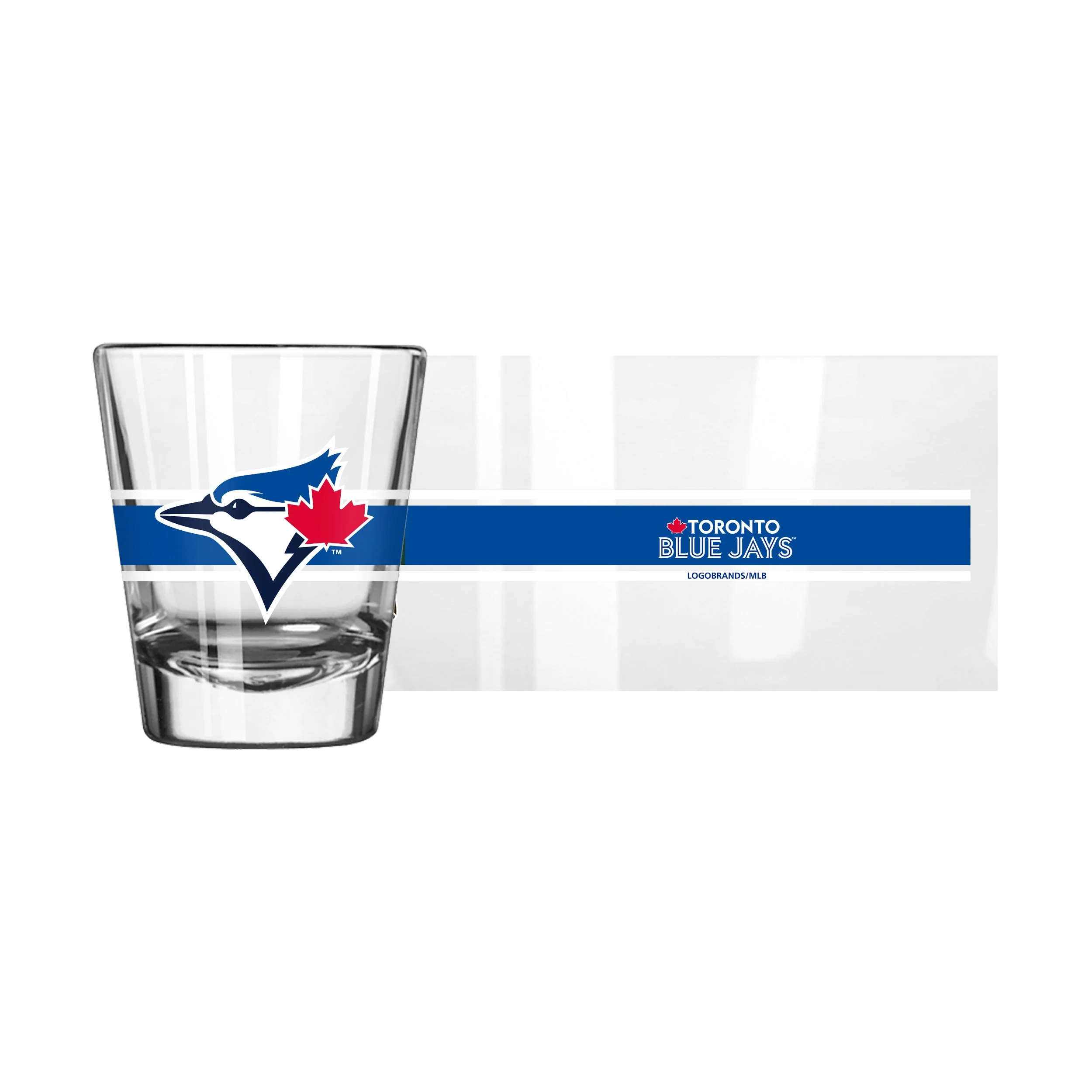 Toronto Blue Jays 2oz Stripe Shot Glass - Image 2