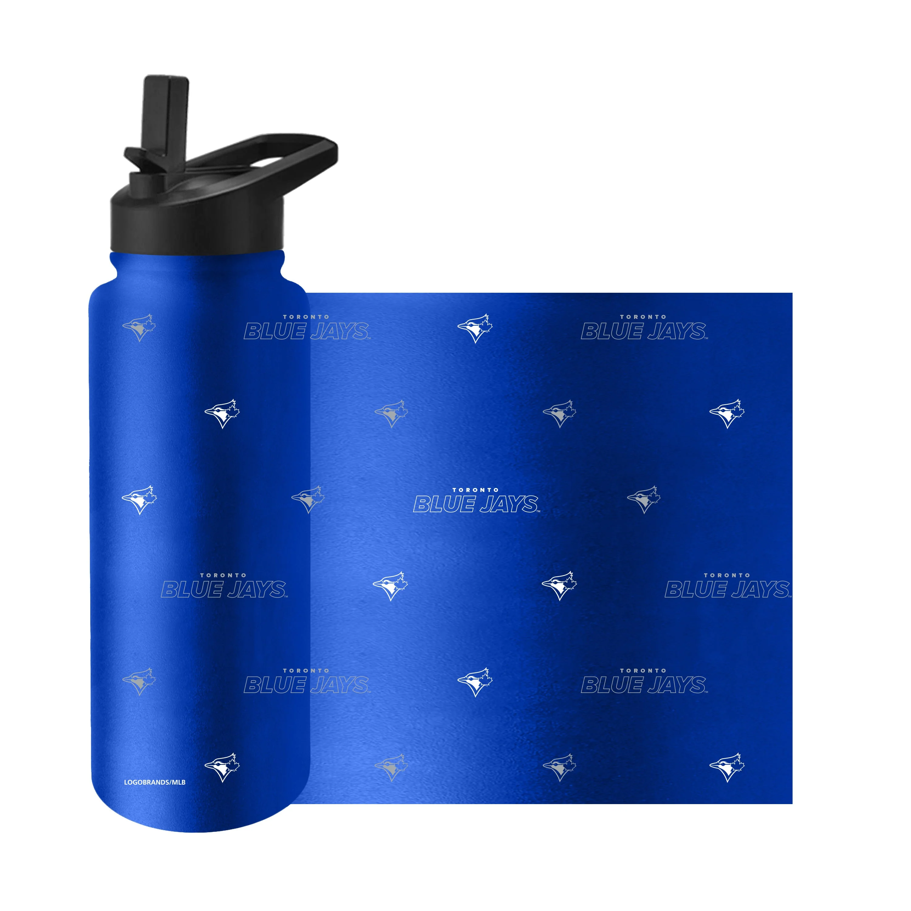 Toronto Blue Jays 34oz Step And Repeat Quencher Bottle - Image 3