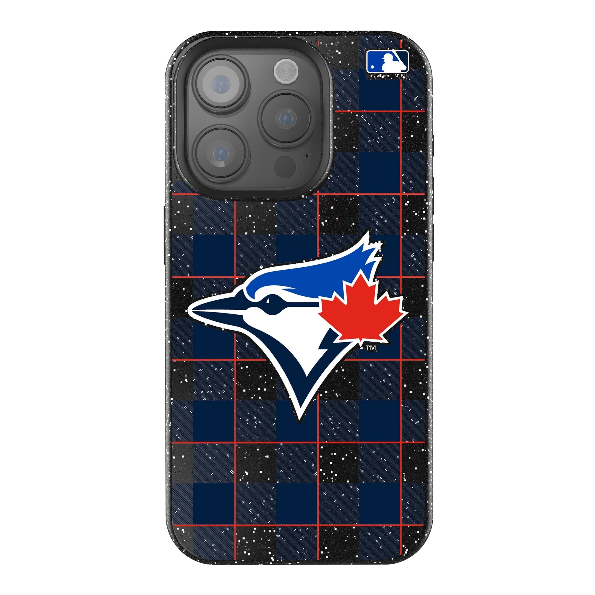 Toronto Blue Jays Plaid Bling Phone Case