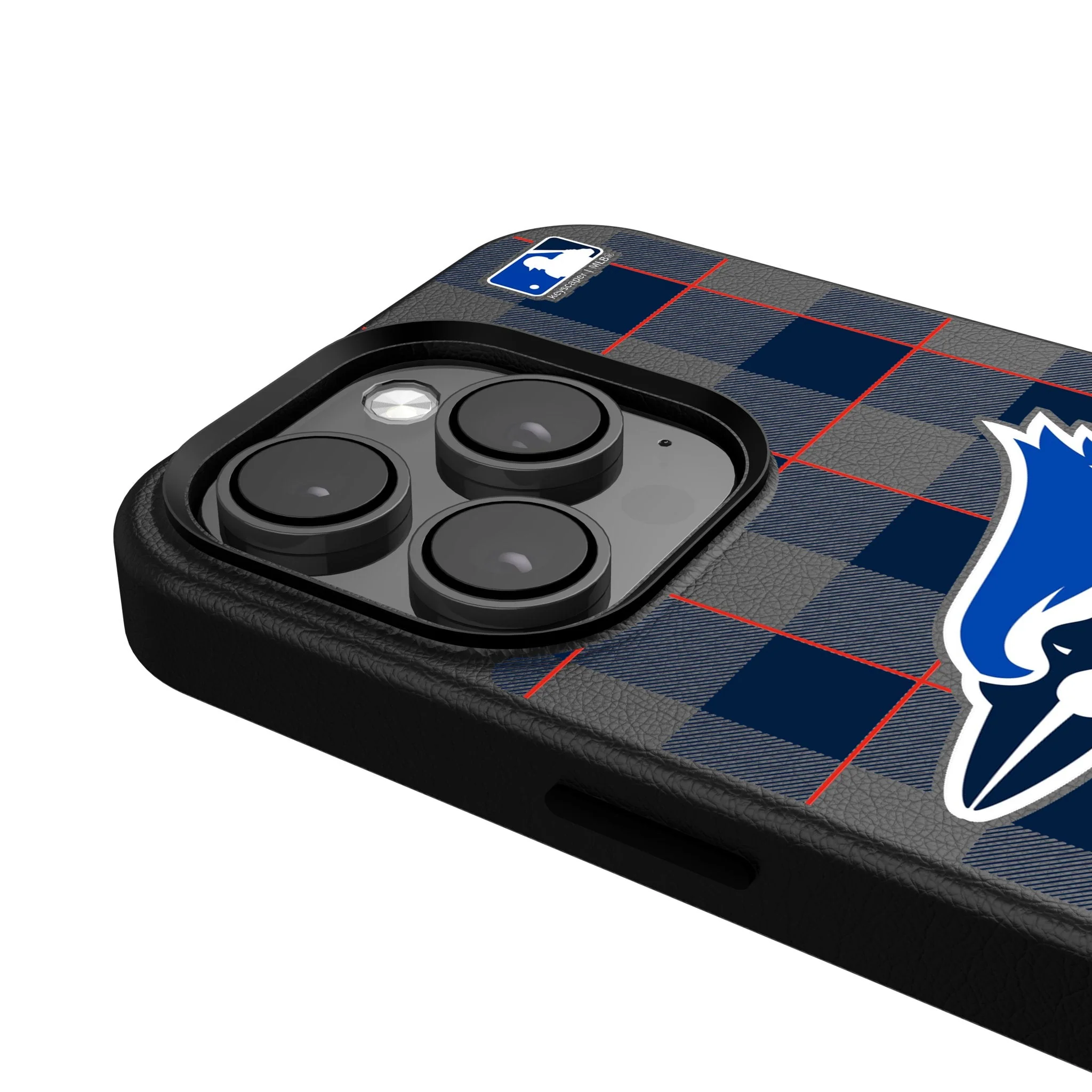 Toronto Blue Jays Plaid MagSafe Compatible Phone Case for Apple iPhone - Image 4