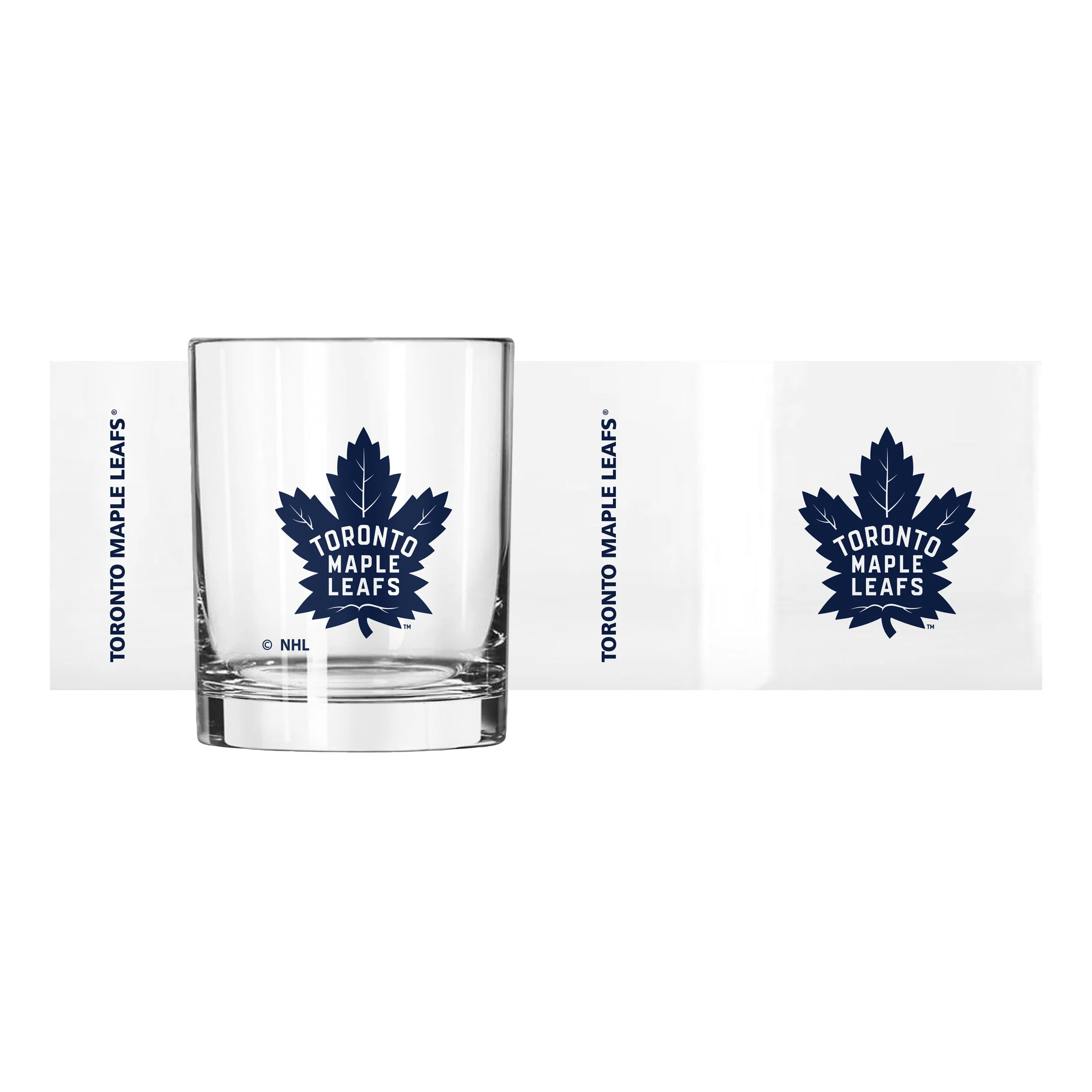 Toronto Maple Leafs 14oz Gameday Rocks Glass - Image 2