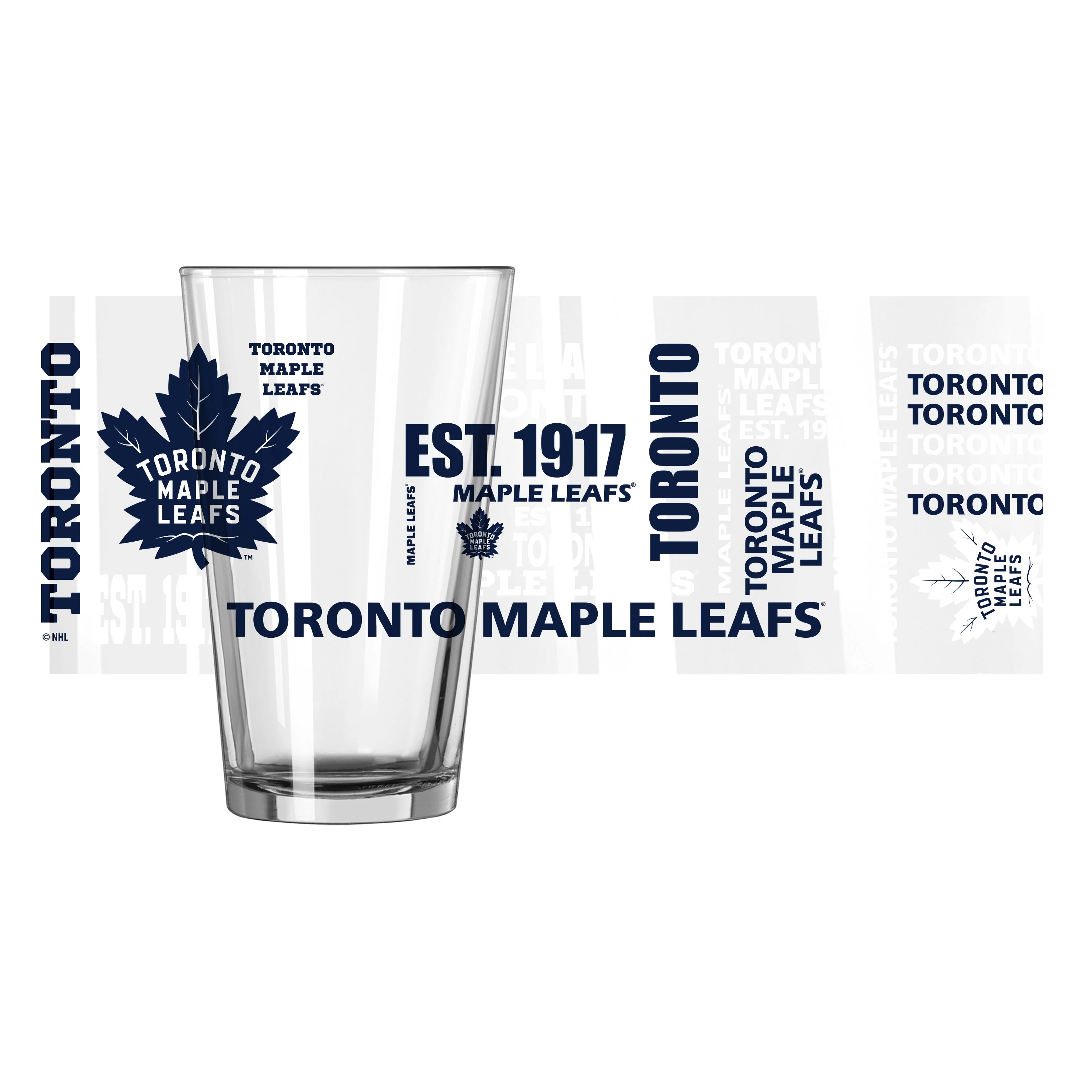 Toronto Maple Leafs 16oz Spirit Pint Glass - Image 2
