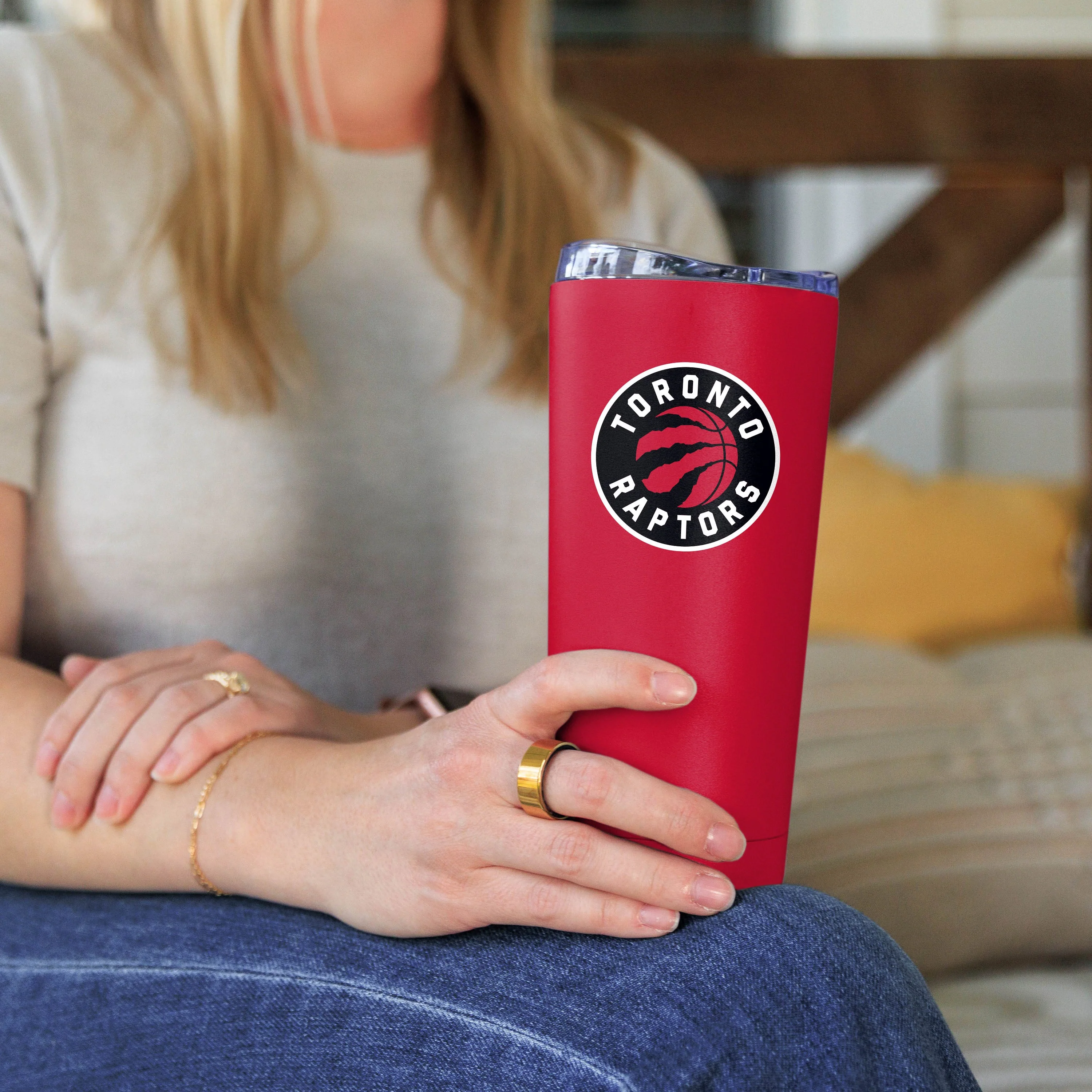 Toronto Raptors 20oz Flipside Powder Coat Tumbler - Image 4
