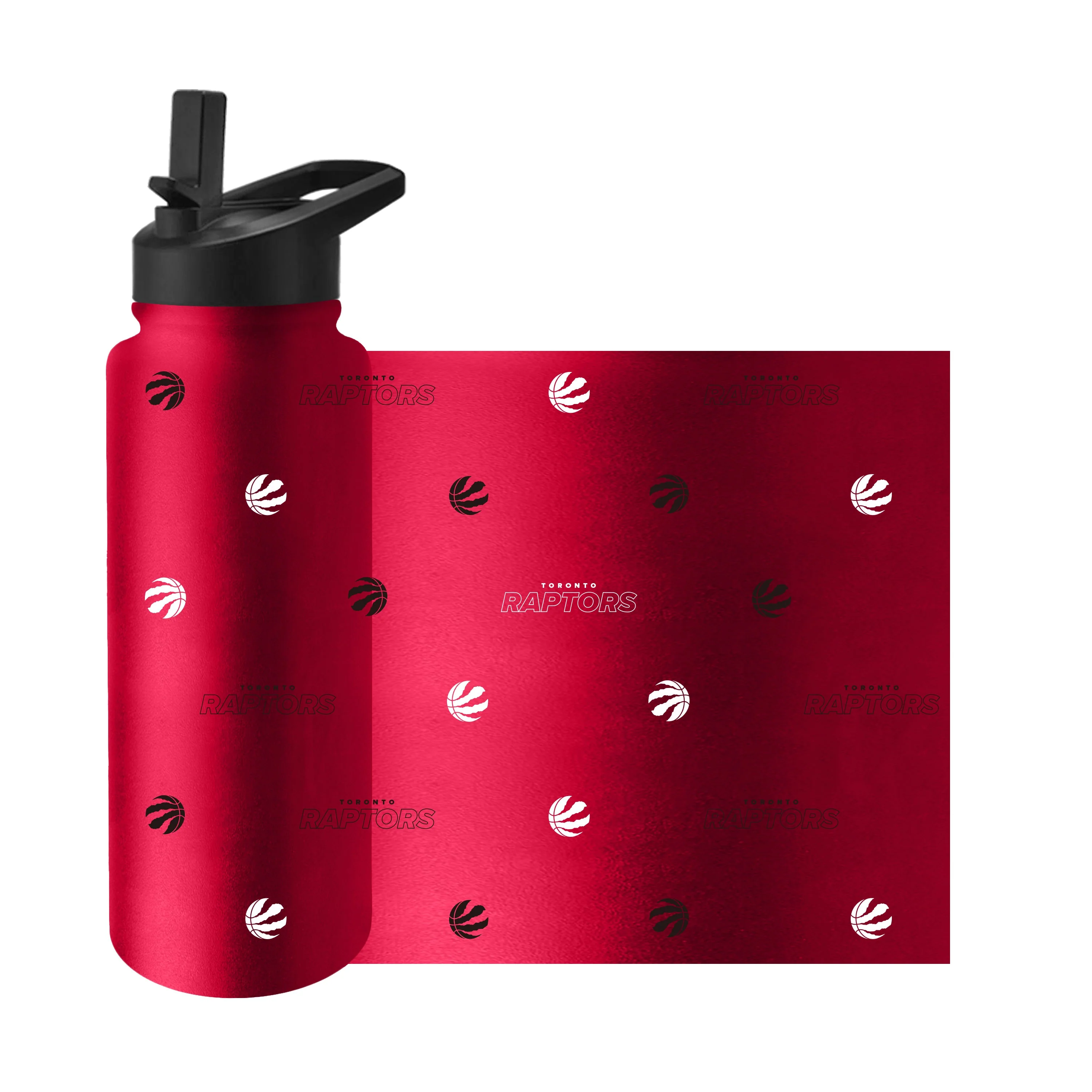 Toronto Raptors 34oz Step And Repeat Quencher Bottle - Image 3
