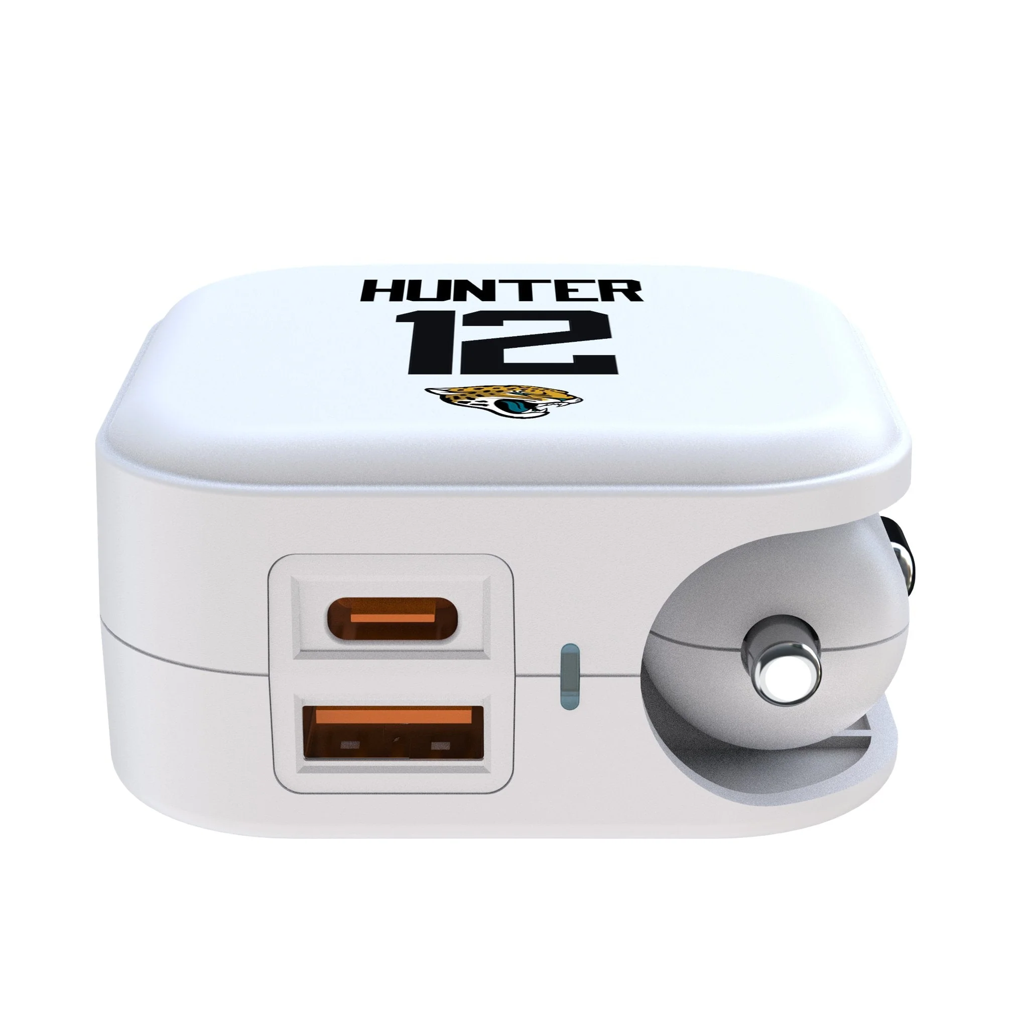 Travis Hunter Jacksonville Jaguars 12 Game Tactic 2 in 1 USB Charger - Image 2