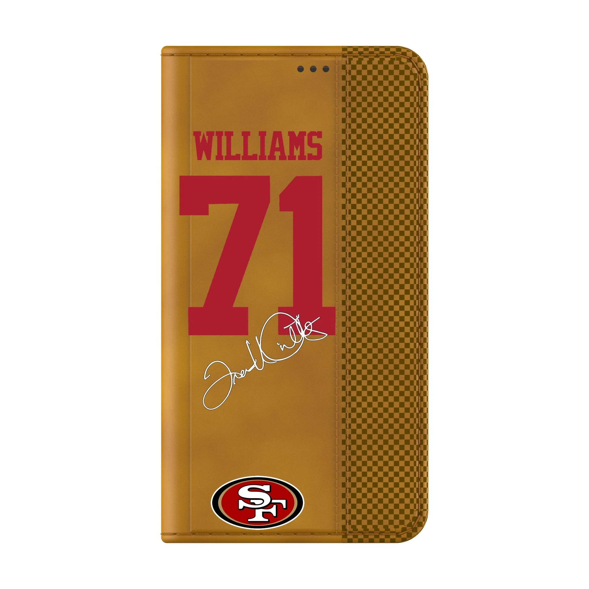 Trent Williams San Francisco 49ers 71 Game Tactic Folio Phone Case for Samsung Galaxy - Image 2