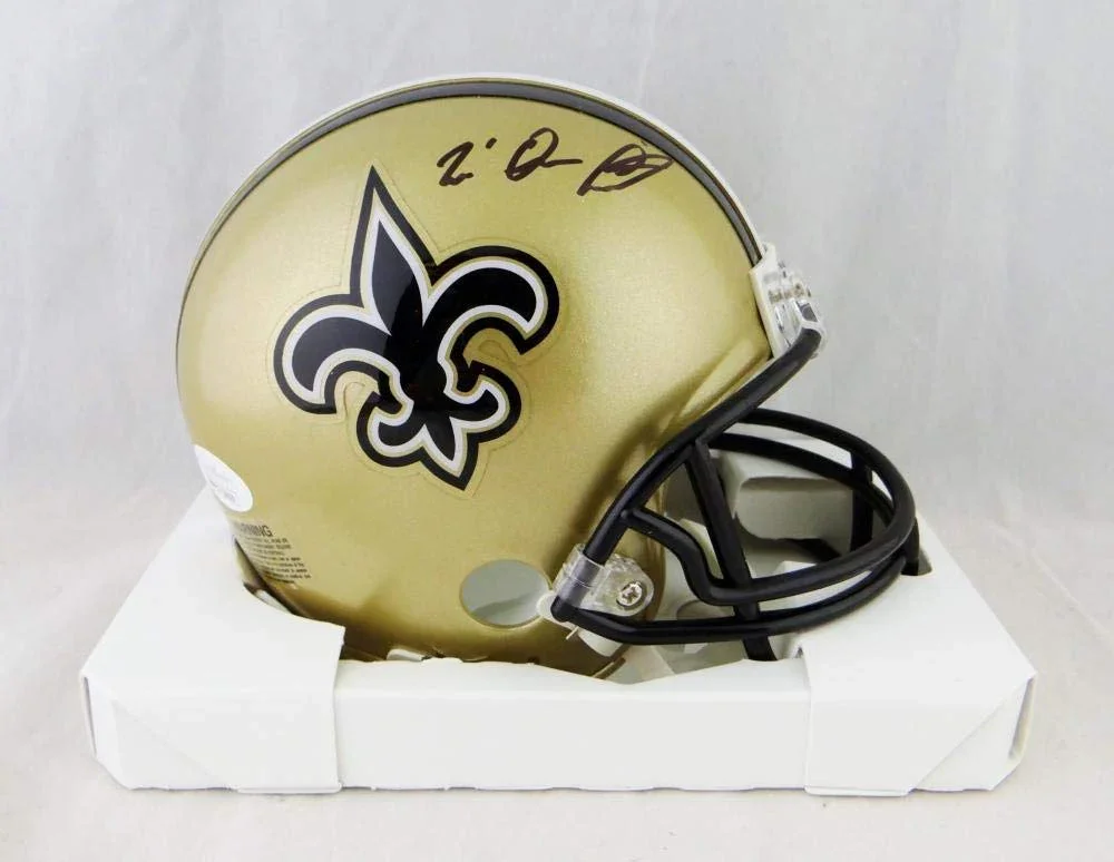 Trequan Smith Autographed New Orleans Saints Mini Helmet- JSA Witnessed Auth - Image 2