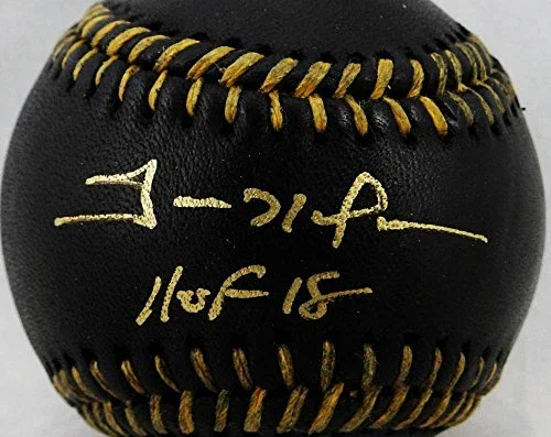 Trevor Hoffman Autographed Black Rawlings OML Baseball w/HOF- JSA W Auth - Image 2