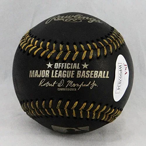 Trevor Hoffman Autographed Black Rawlings OML Baseball w/HOF- JSA W Auth - Image 3