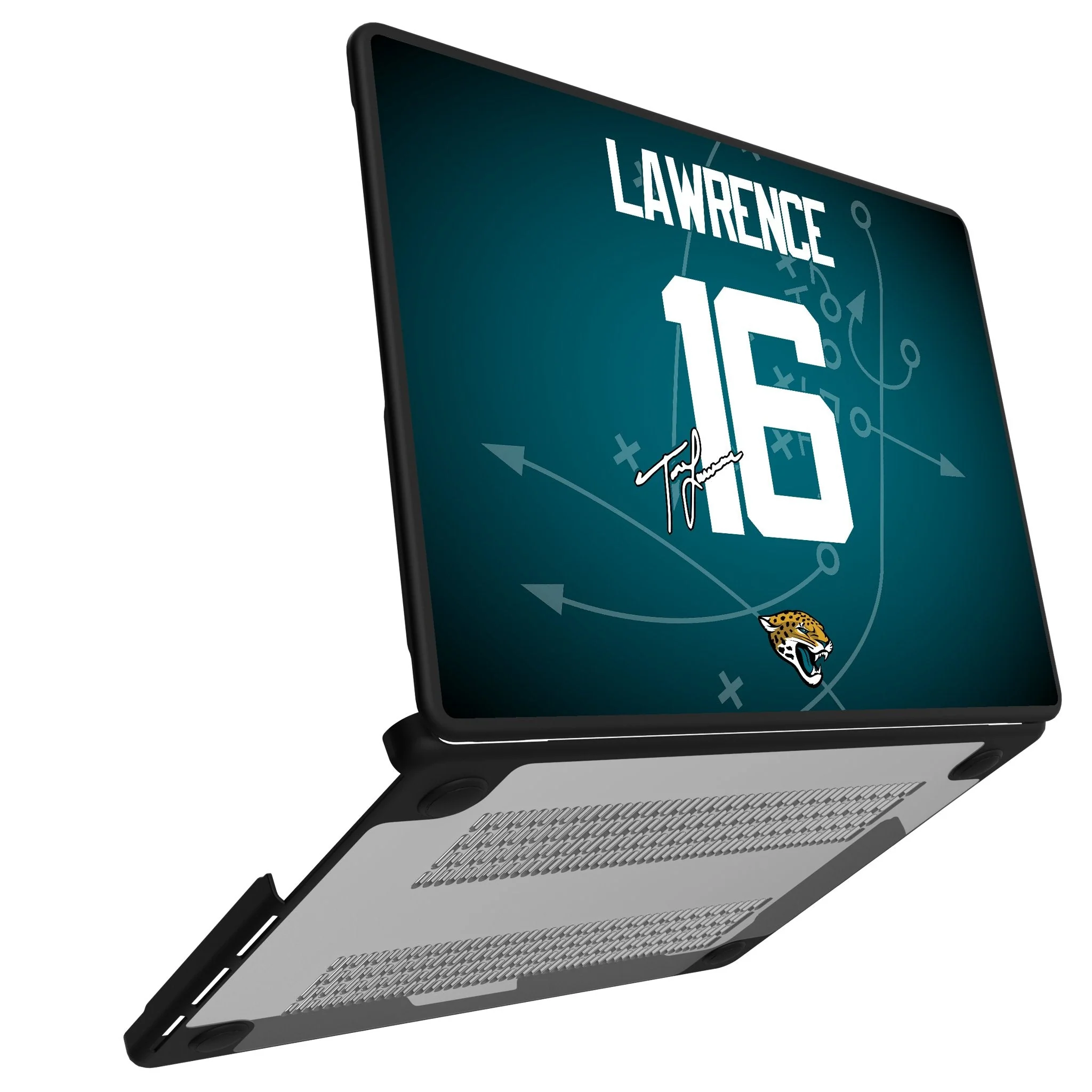 Trevor Lawrence Jacksonville Jaguars 16 Game Tactic Laptop Case for Apple MacBook - Image 2