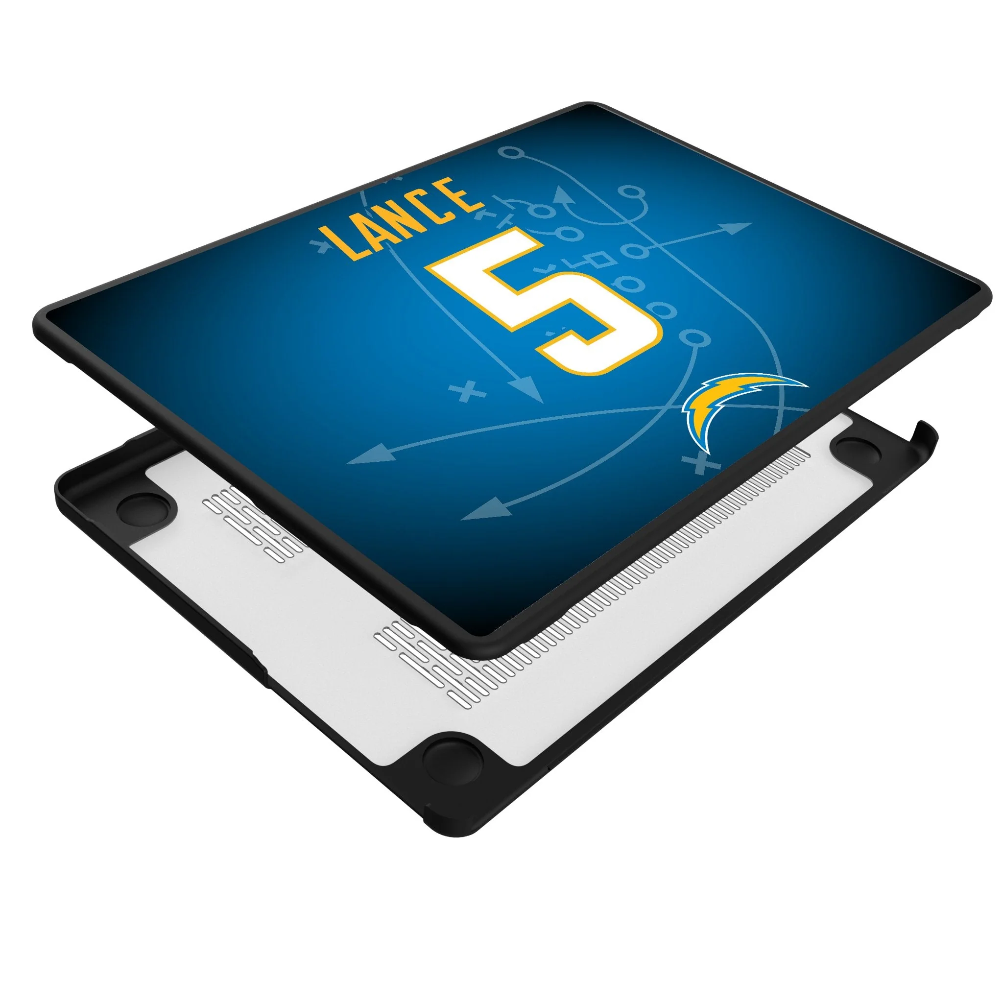 Trey Lance Los Angeles Chargers 5 Game Tactic Laptop Case for Apple MacBook - Image 4