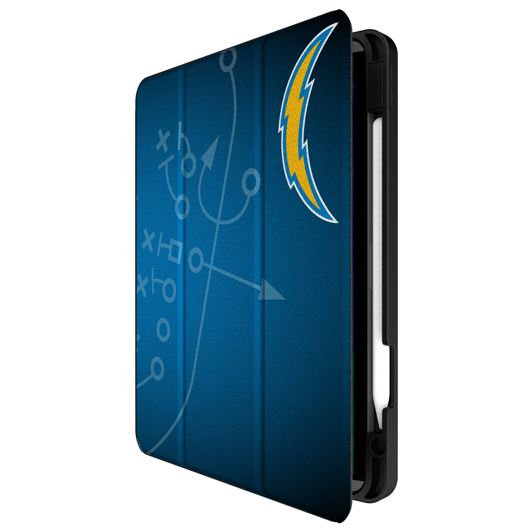 Tuli Tuipulotu Los Angeles Chargers 45 Ready Tablet Case for Apple iPad - Image 2