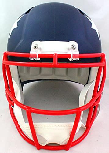 Ty Law Autographed New England Patriots AMP Speed F/S Helmet HOF- Beckett W Sil - Image 4
