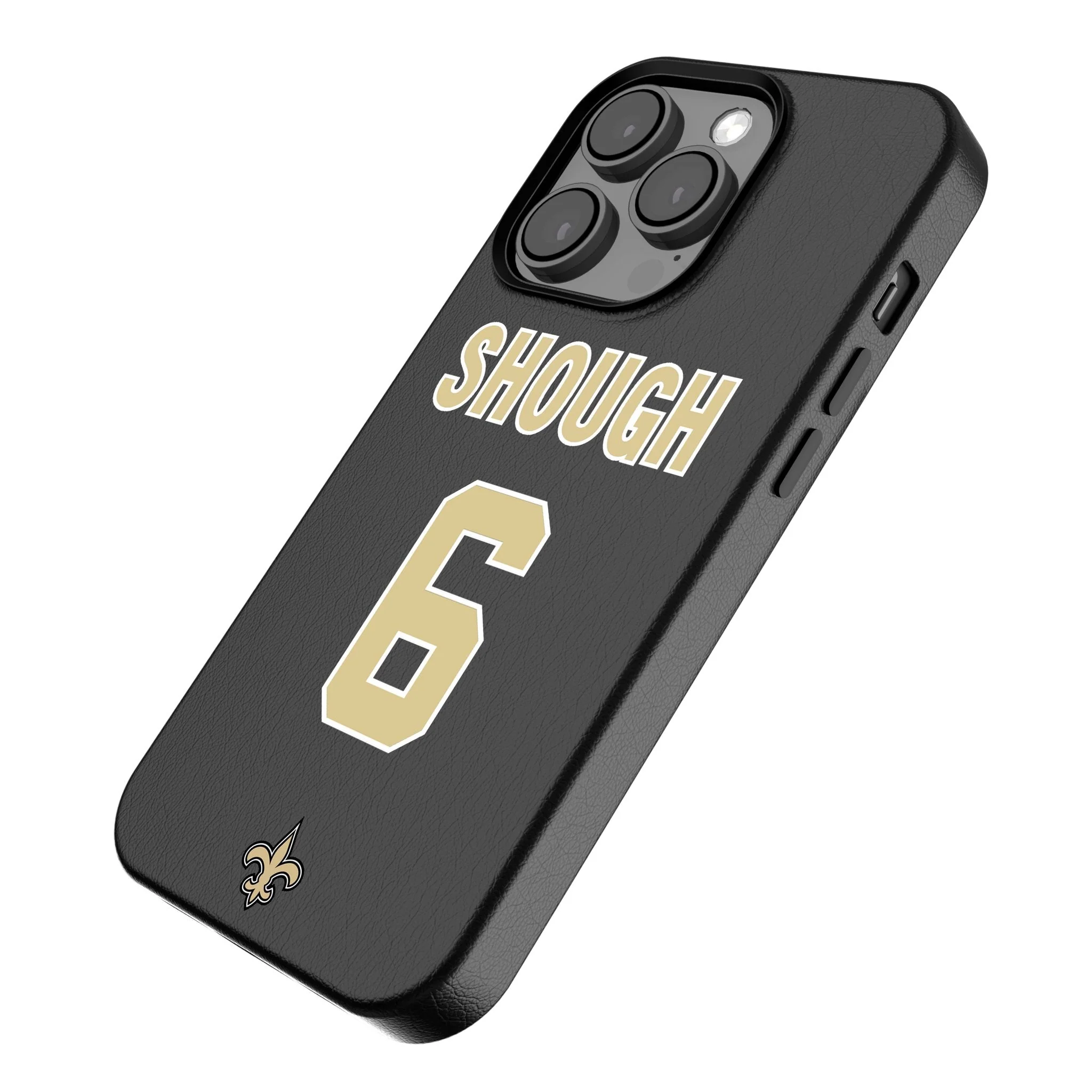 Tyler Shough New Orleans Saints 6 Game Tactic MagSafe Compatible Phone Case for Apple iPhone - Image 2